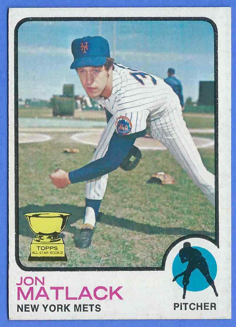 1973 Topps John Matlack New York Mets #55 1973 Topps John Matlack New York Mets #55