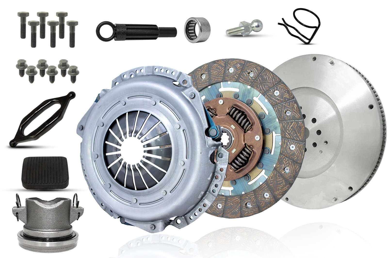 LTPREMIUM Clutch Kit 01-047FW 12-17 Jeep Wrangler Unlimited 3.6L Flywheel
