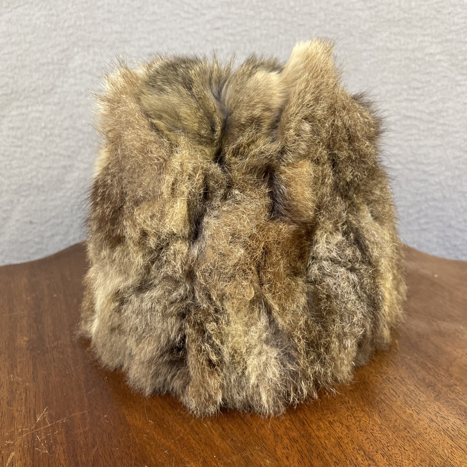 VTG Norm Thompson North King Fur Hat Sz XL Brown Flap Lined Soft Outdoor Hunting