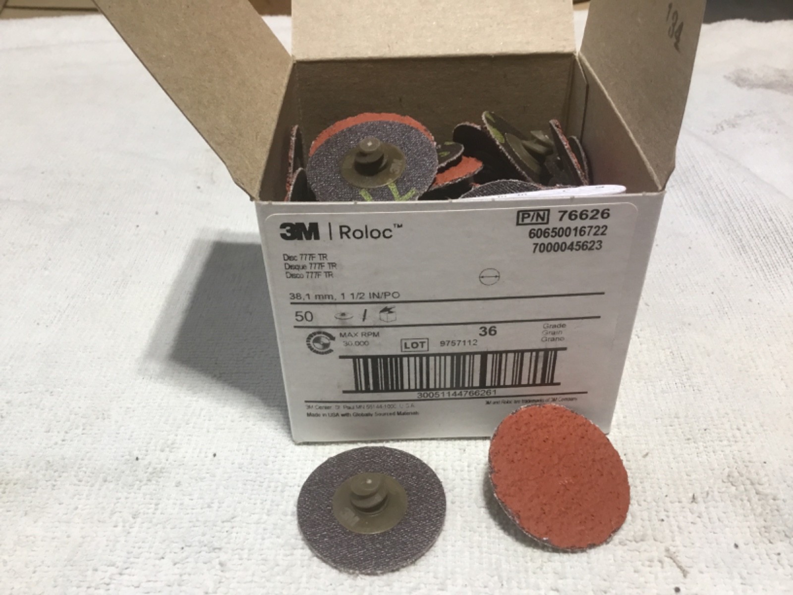 3M ROLOC #76626 1 -1/2\ 3M ROLOC #76626 1 -1/2\