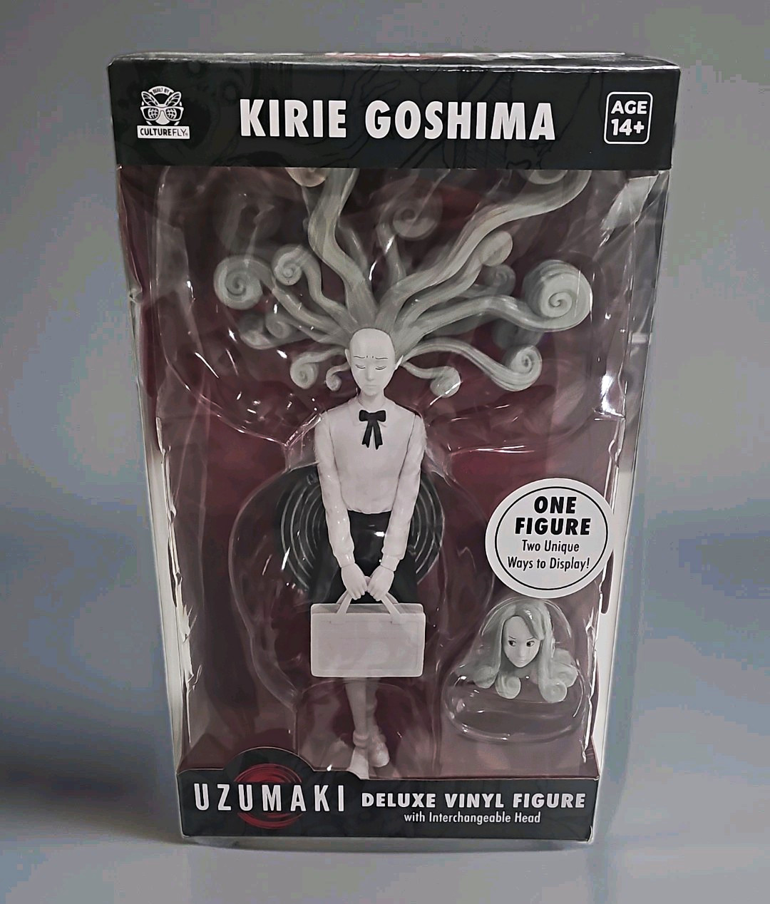 CultureFly Uzumaki Kirie Goshima Deluxe Vinyl Figure Interchangeable Head 11.25
