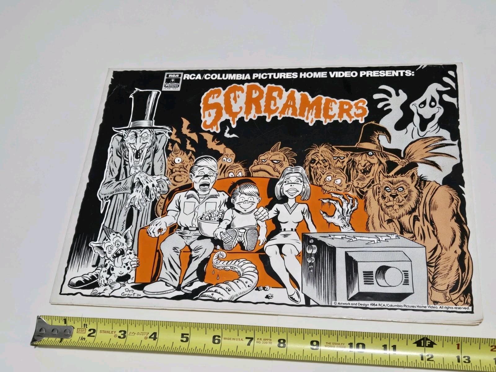 1984 RCA / Columbia Pictures Home Video Presents: Screamers Promo Poster Rare