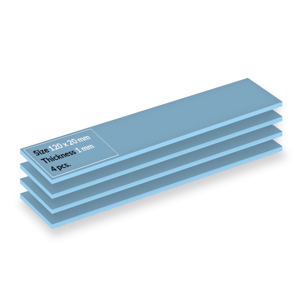 ARCTIC TP-3 Premium Performance Thermal Pad 120x20x1.0mm (4 Pack) Conductive