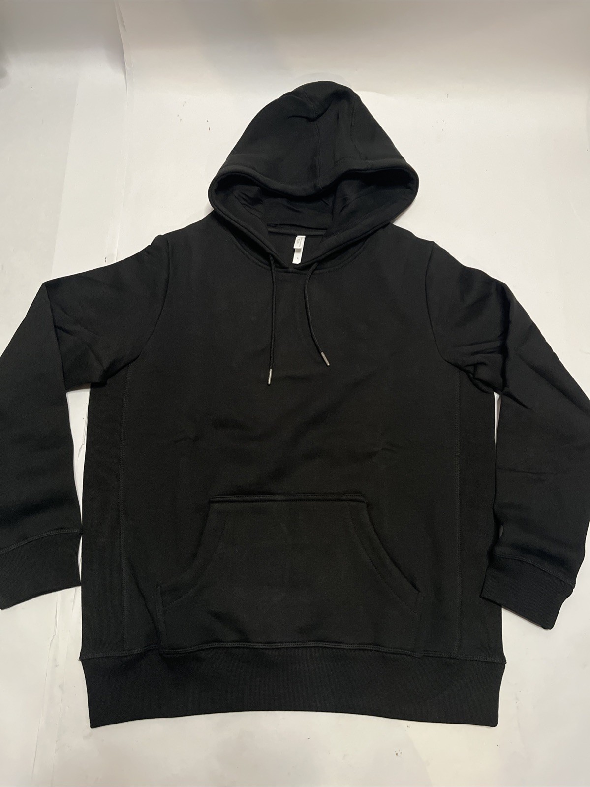 Original Favorites Black Heavyweight GOTS Organic Cotton Hooded Sweatshirt Small