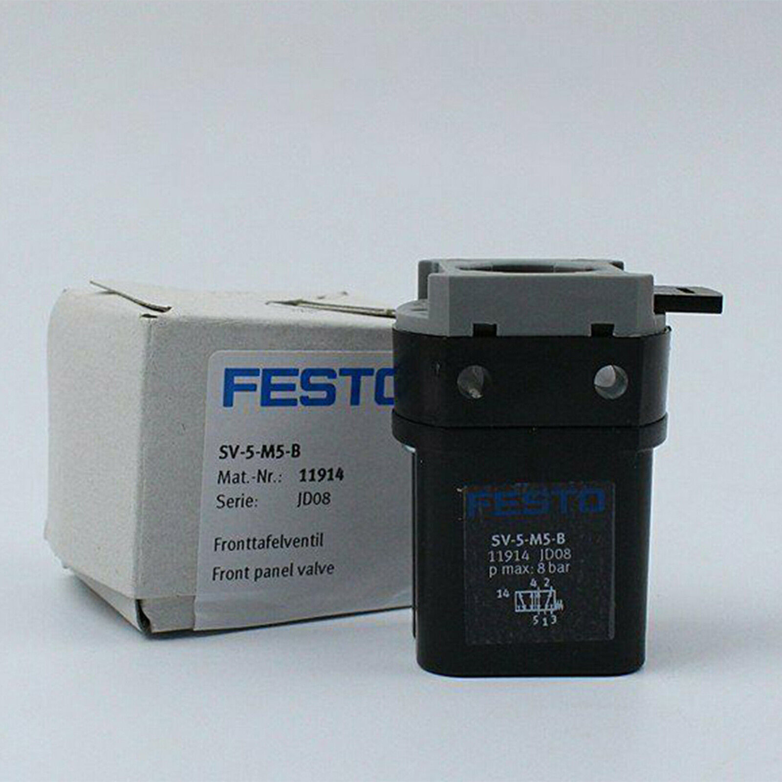 New One Festo SV-5-M5-B 11914 Front panel valve SV5M5B   #US