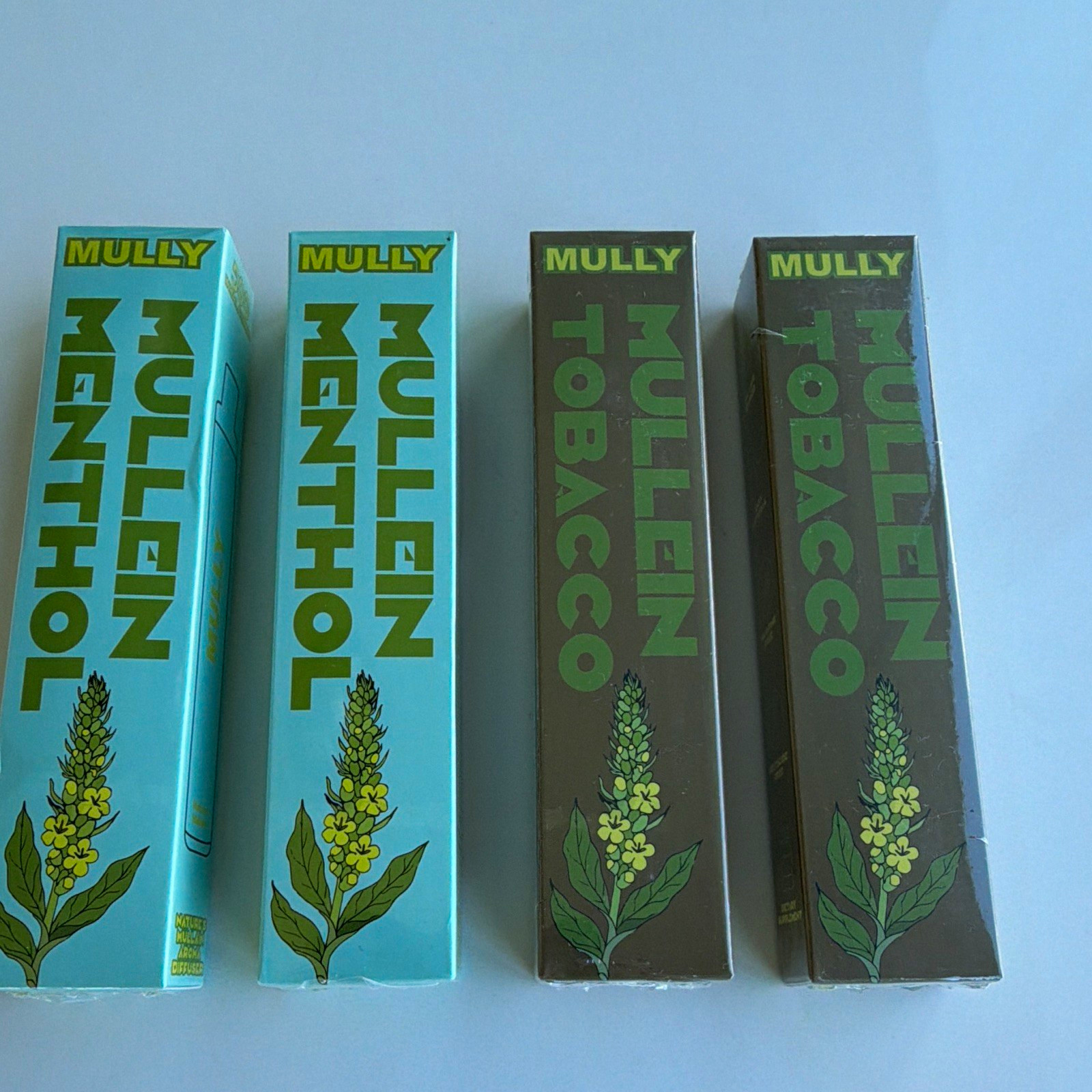 MULLY Nature’s Mullein Aroma Diffuser Tobacco & Menthol 500 Puffs 4 Pack MULLY Nature’s Mullein Aroma Diffuser Tobacco & Menthol 500 Puffs 4 Pack