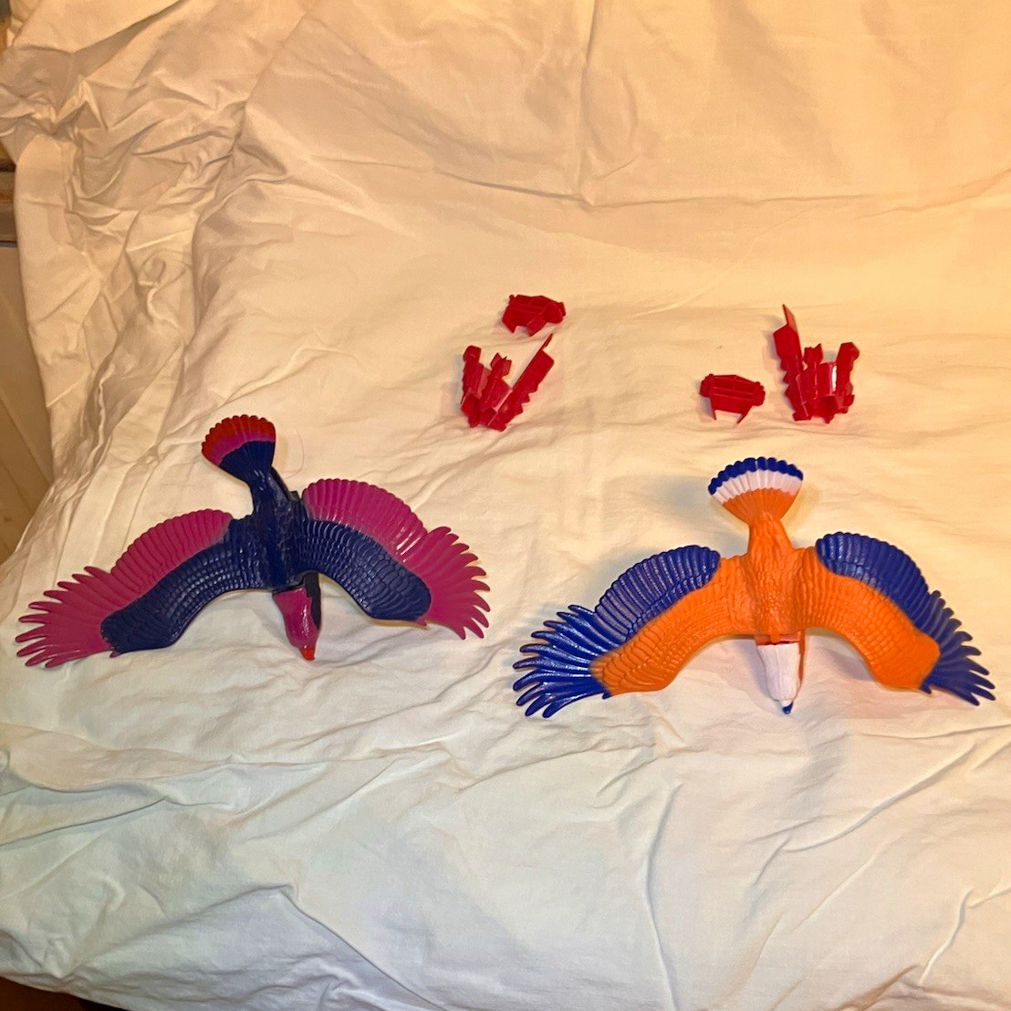 Vintage 1983 MOTU Zoar & Screeech Birds Mattel He-Man Masters Universe Armor Vintage 1983 MOTU Zoar & Screeech Birds Mattel He-Man Masters Universe Armor