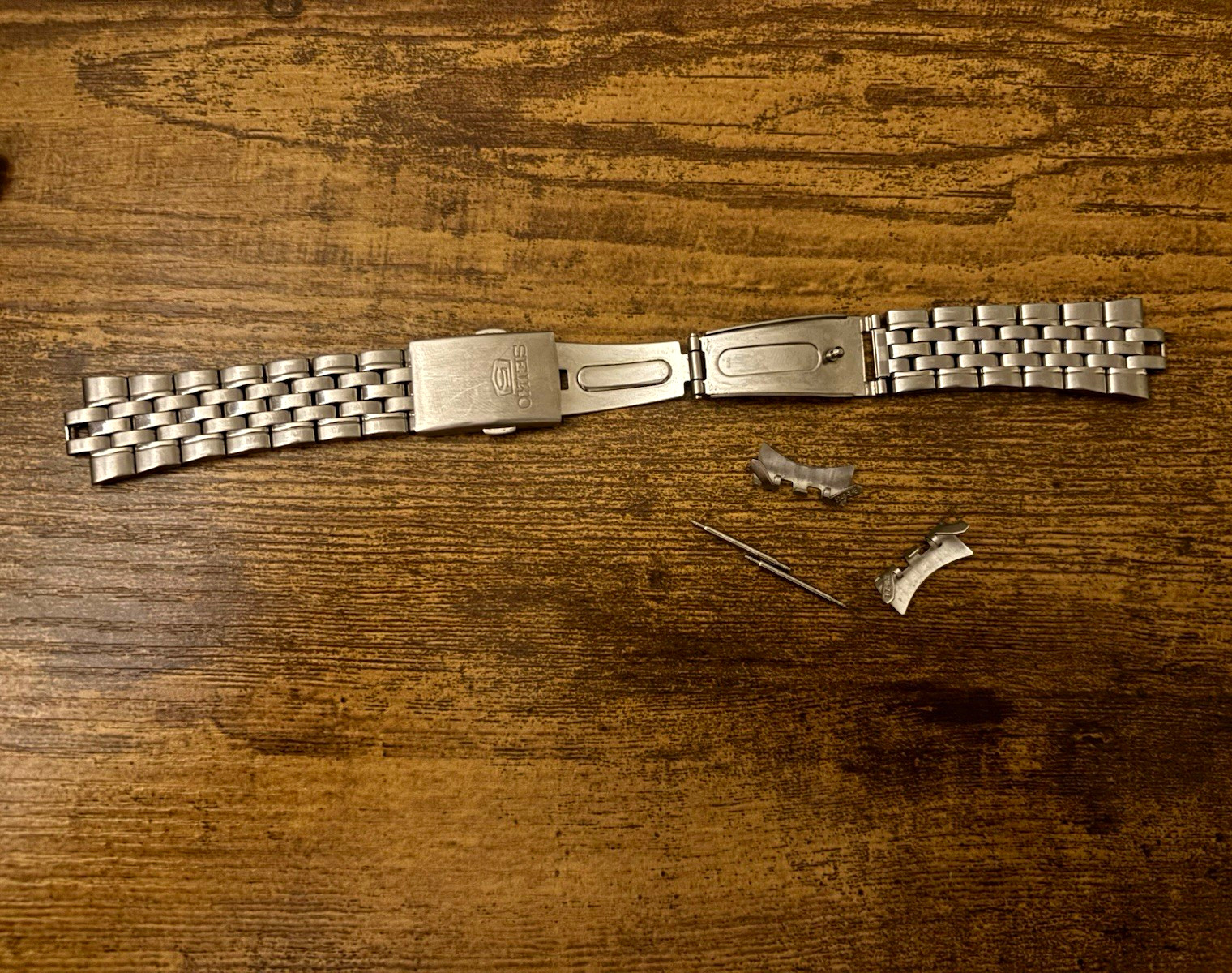 Seiko 5 3246JZ Stainless Steel Bracelet New 18mm For SNK355KC 7S26-01V0 
