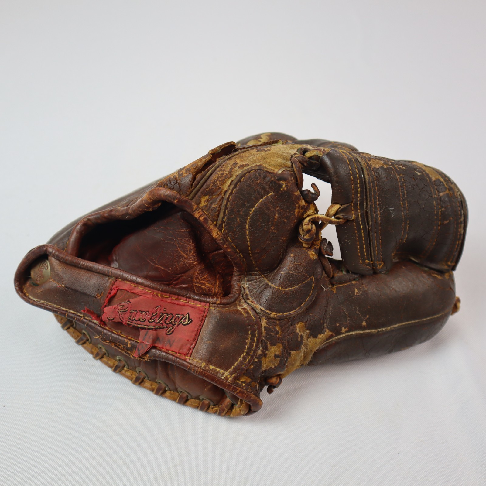 VTG 1950\'s Rawlings PPM Baseball Glove RHT  - 4 Finger USA Leather
