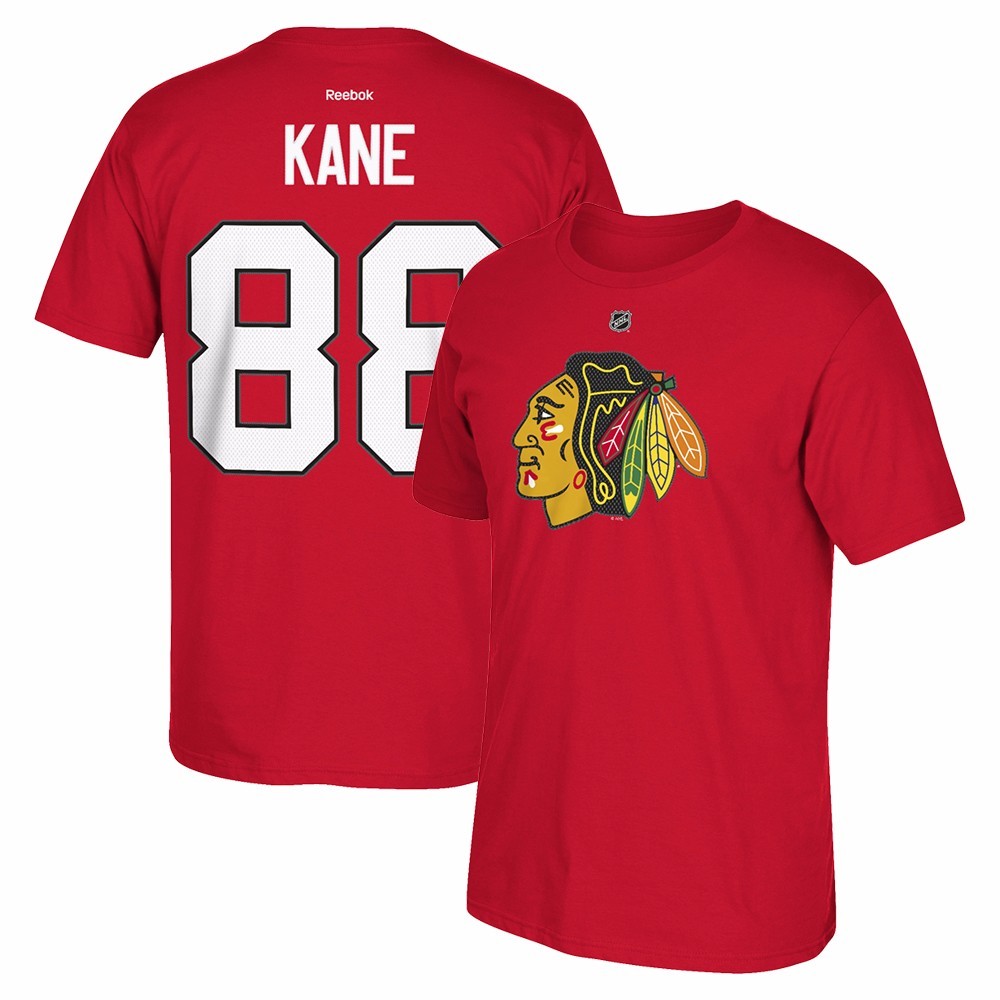 Patrick Kane Reebok Chicago Blackhawks Premier Jersey Red T-Shirt Men\'s