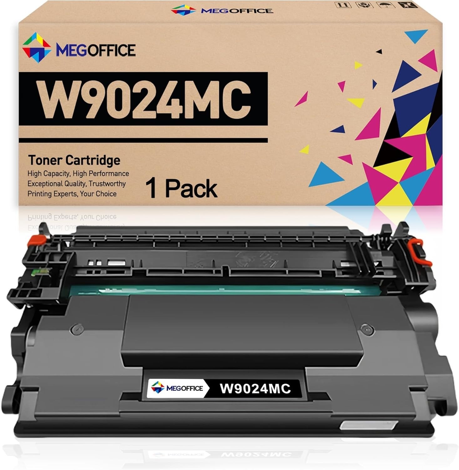 Compatible W9024MC W9024 Black High Yield Toner Cartridge Replacement Compatible W9024MC W9024 Black High Yield Toner Cartridge Replacement