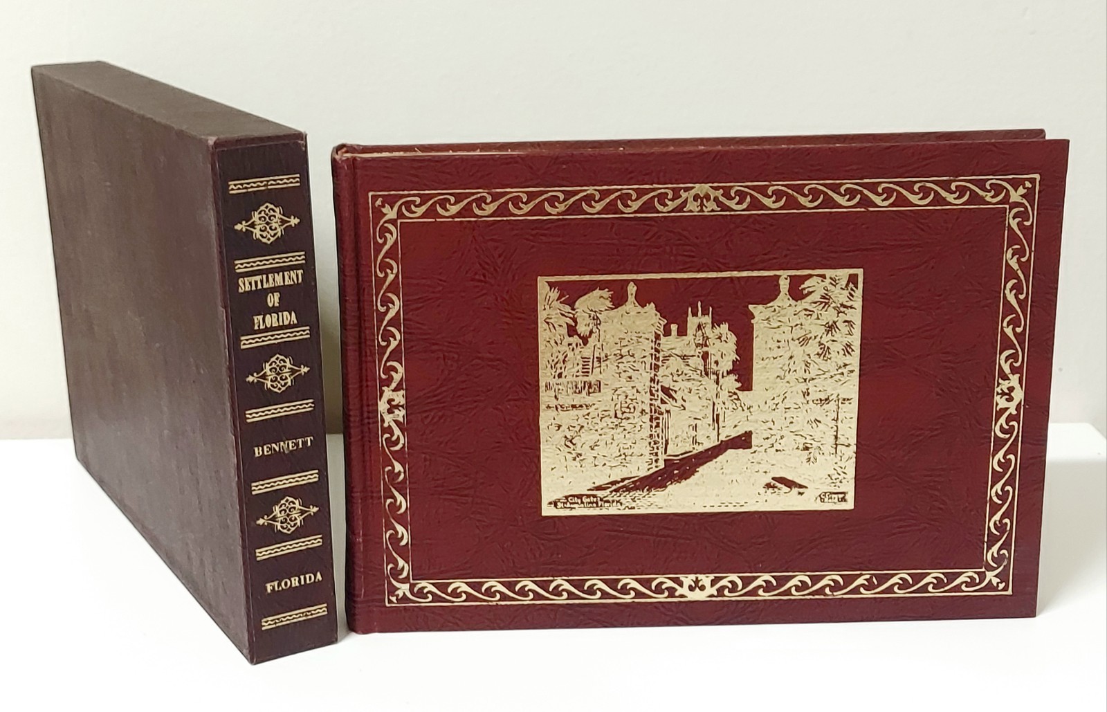 🔥 RARE Signed SETTLEMENT OF FLORIDA Charles Bennett #135/200 Deluxe Slipcase