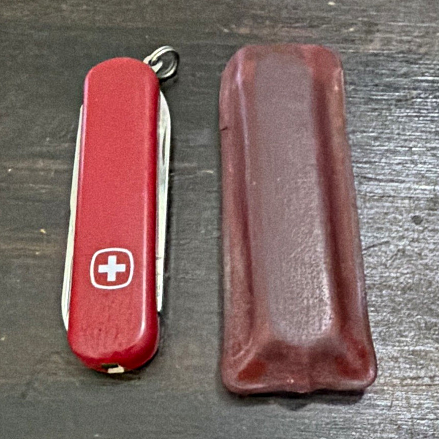 Wenger Swiss Army Knife Multi-Tool Red 4 Tools 2.5in Lanyard Included Wenger Swiss Army Knife Multi-Tool Red 4 Tools 2.5in Lanyard Included