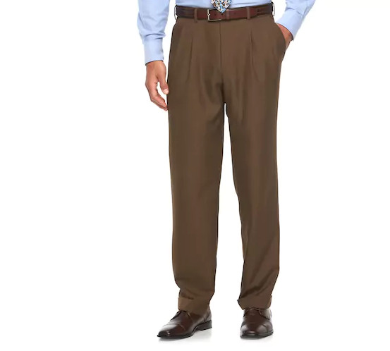 Men\'s Croft & Barrow True Comfort Opticool Dress Pants - Pleated or Flat Front