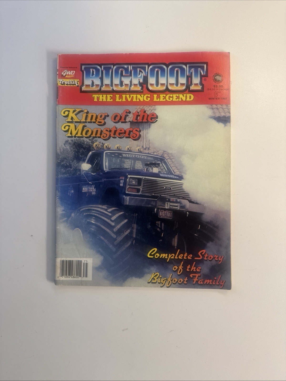 Bigfoot Monster Truck  Off-Road 4WD Magazine Winter 1987 Rare Issue