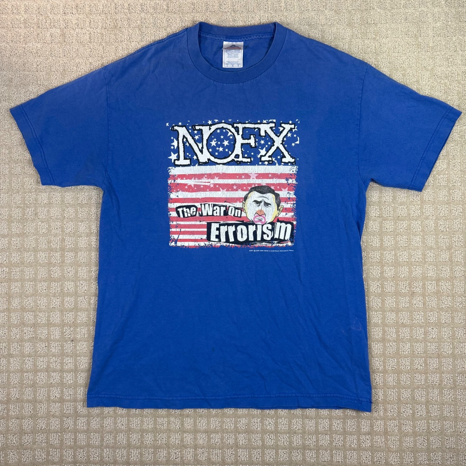 Vintage NOFX The War on Errorism 2003 Band T-Shirt Large