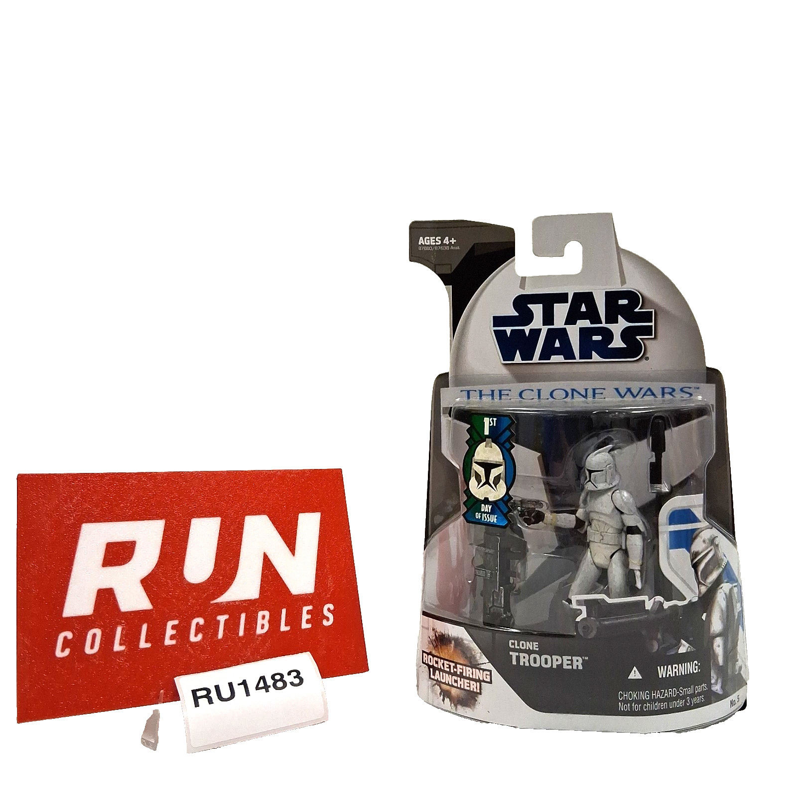 Hasbro STAR WARS The Clone Wars Clone Trooper no.5 87660 *1ST DAY OF ISSUE*