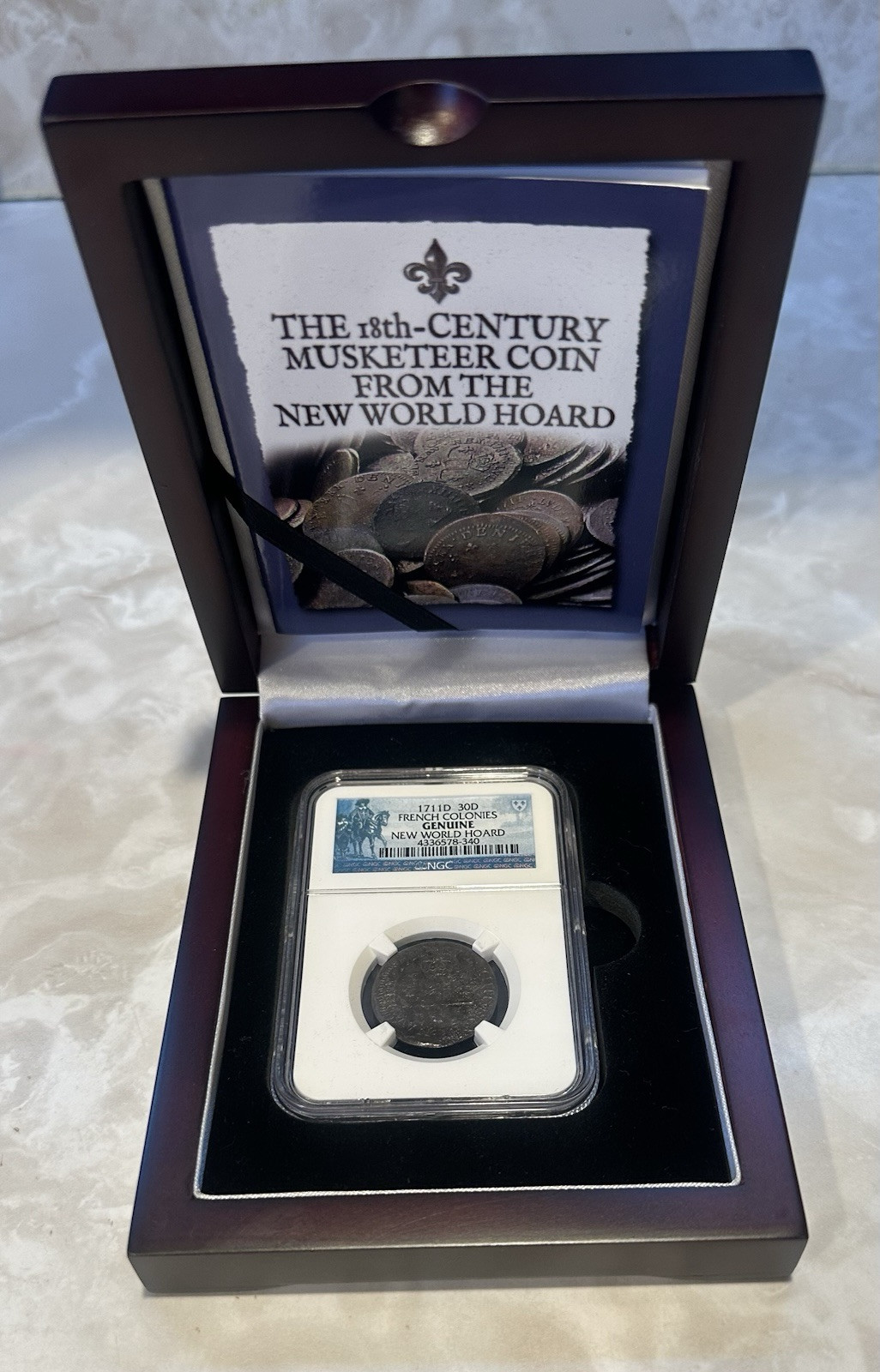 1711 D 30D French Colonies Genuine New World Hoard NGC 1711 D 30D French Colonies Genuine New World Hoard NGC