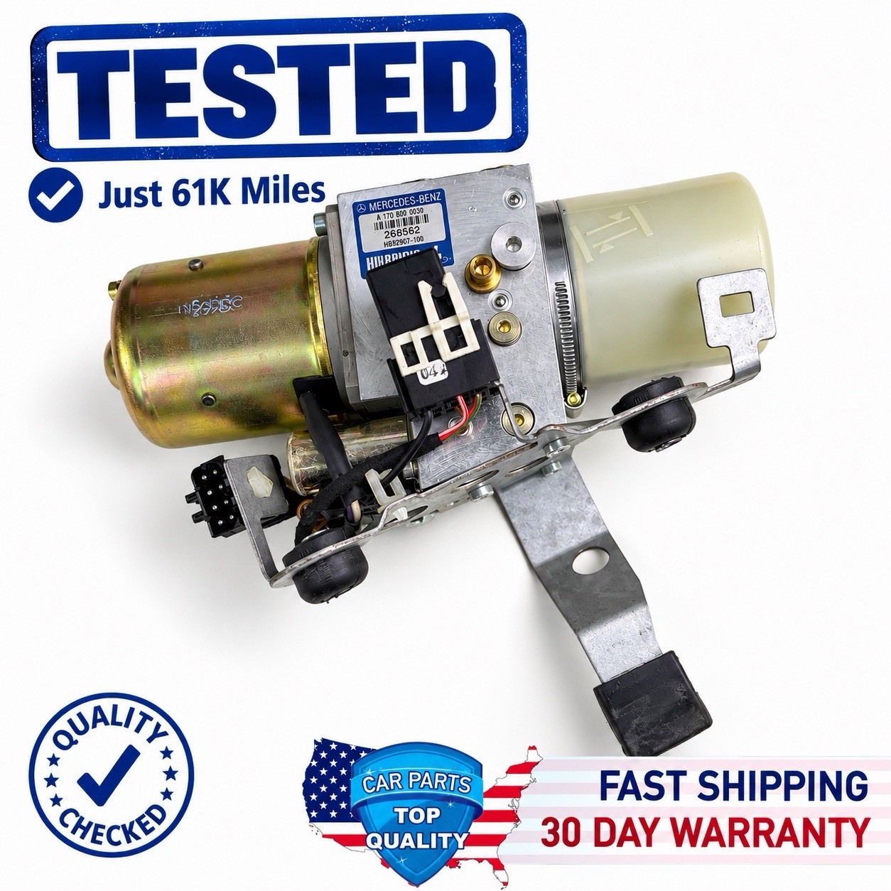 97-2004 Mercedes R170 SLK230 SLK320 Convertible Top Hydraulic Pump Motor 97-2004 Mercedes R170 SLK230 SLK320 Convertible Top Hydraulic Pump Motor