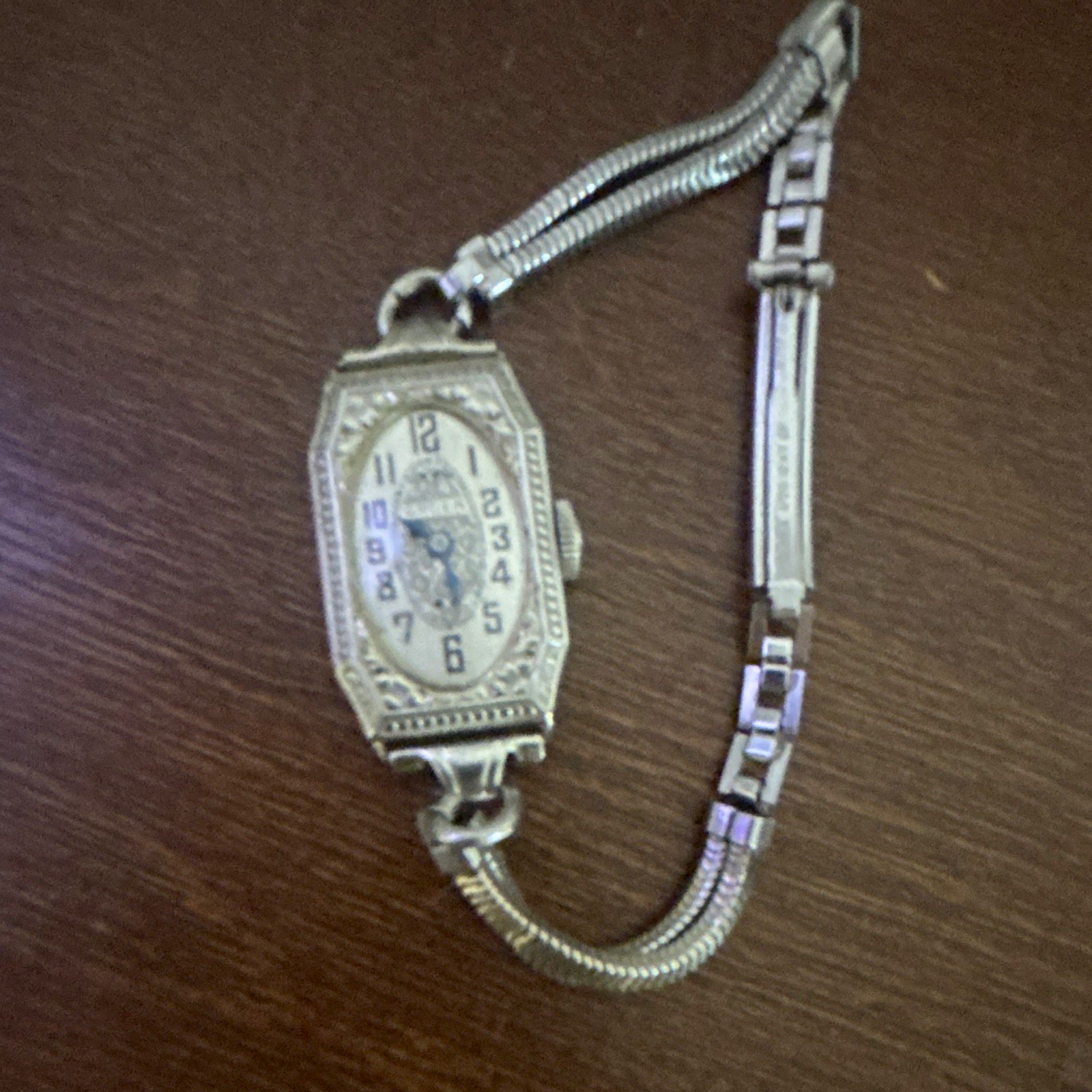 Vintage 1920s GRUEN Art Deco ladies watch 14K GF
