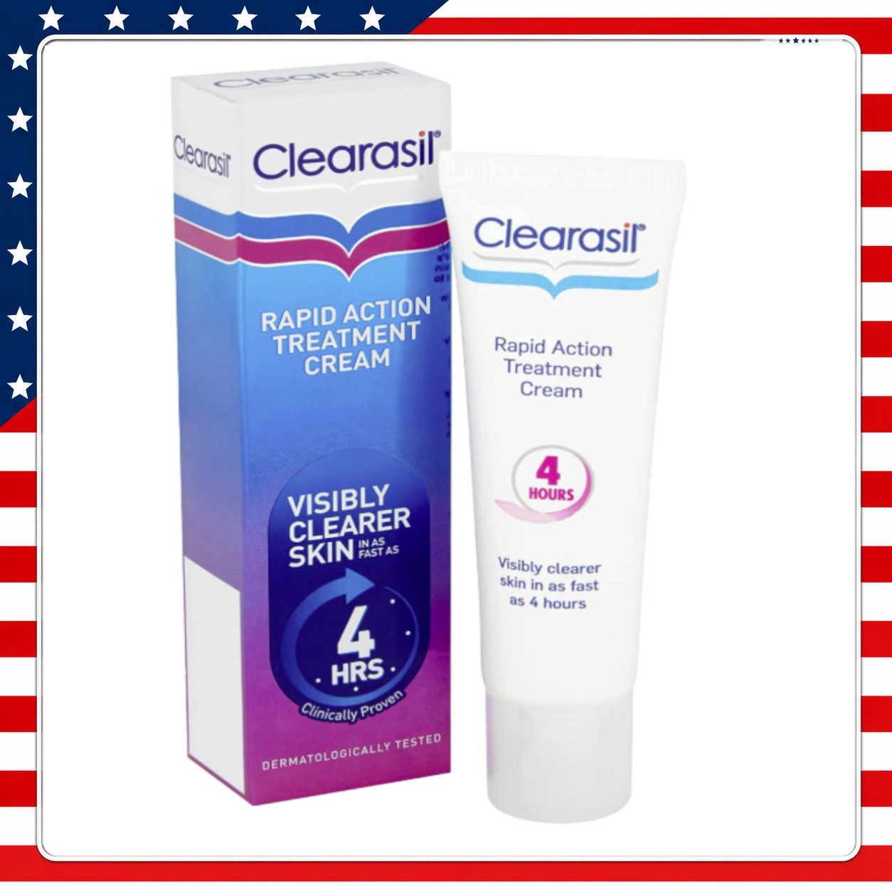 Clearasil Ultra Rapid Action Gel - Salicylic Acid Skin Moisturizer for Adults, E