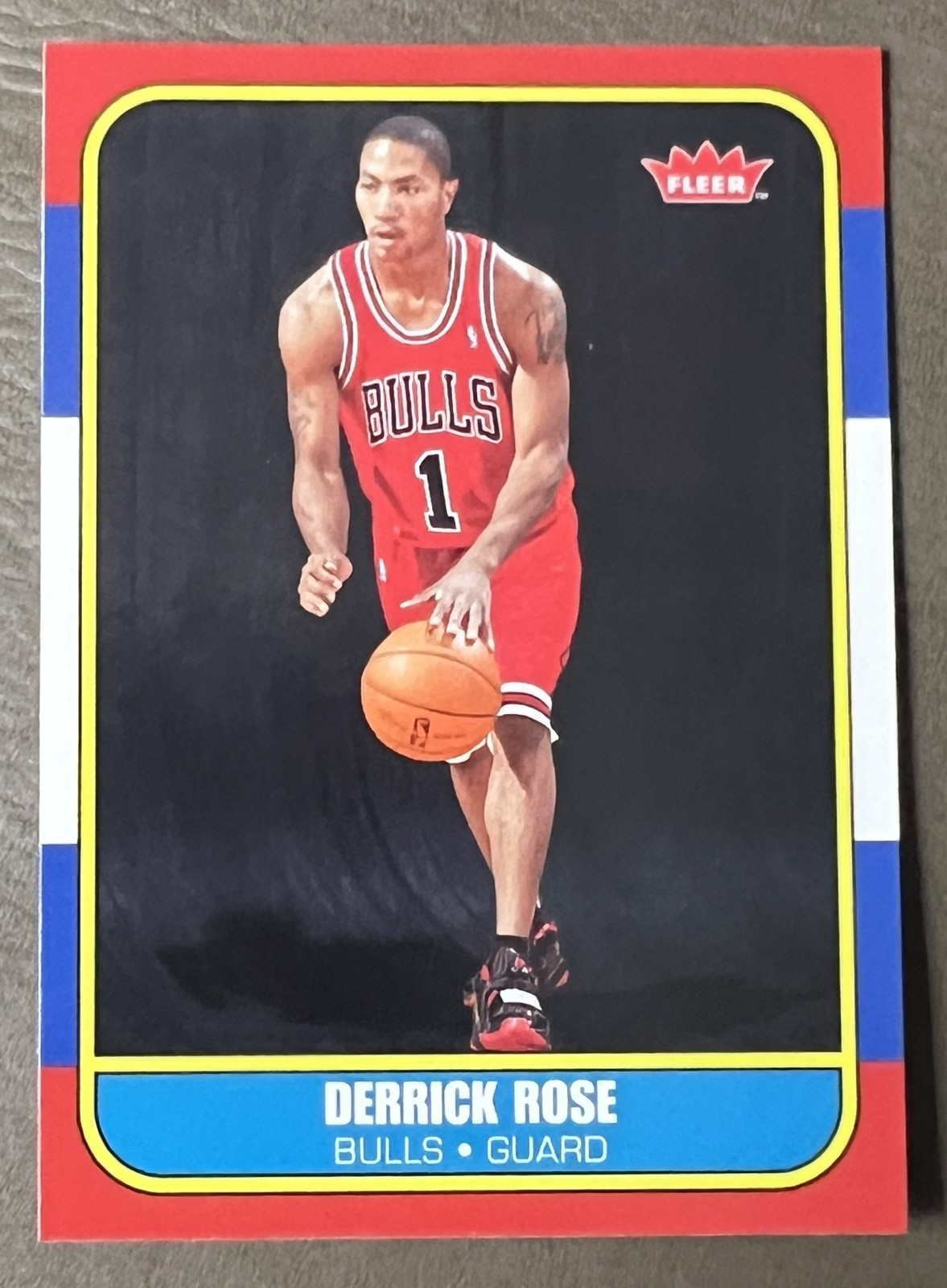 2008-09 Fleer - 1986-87 Retro Rookies Derrick Rose #86R-163 (RC)