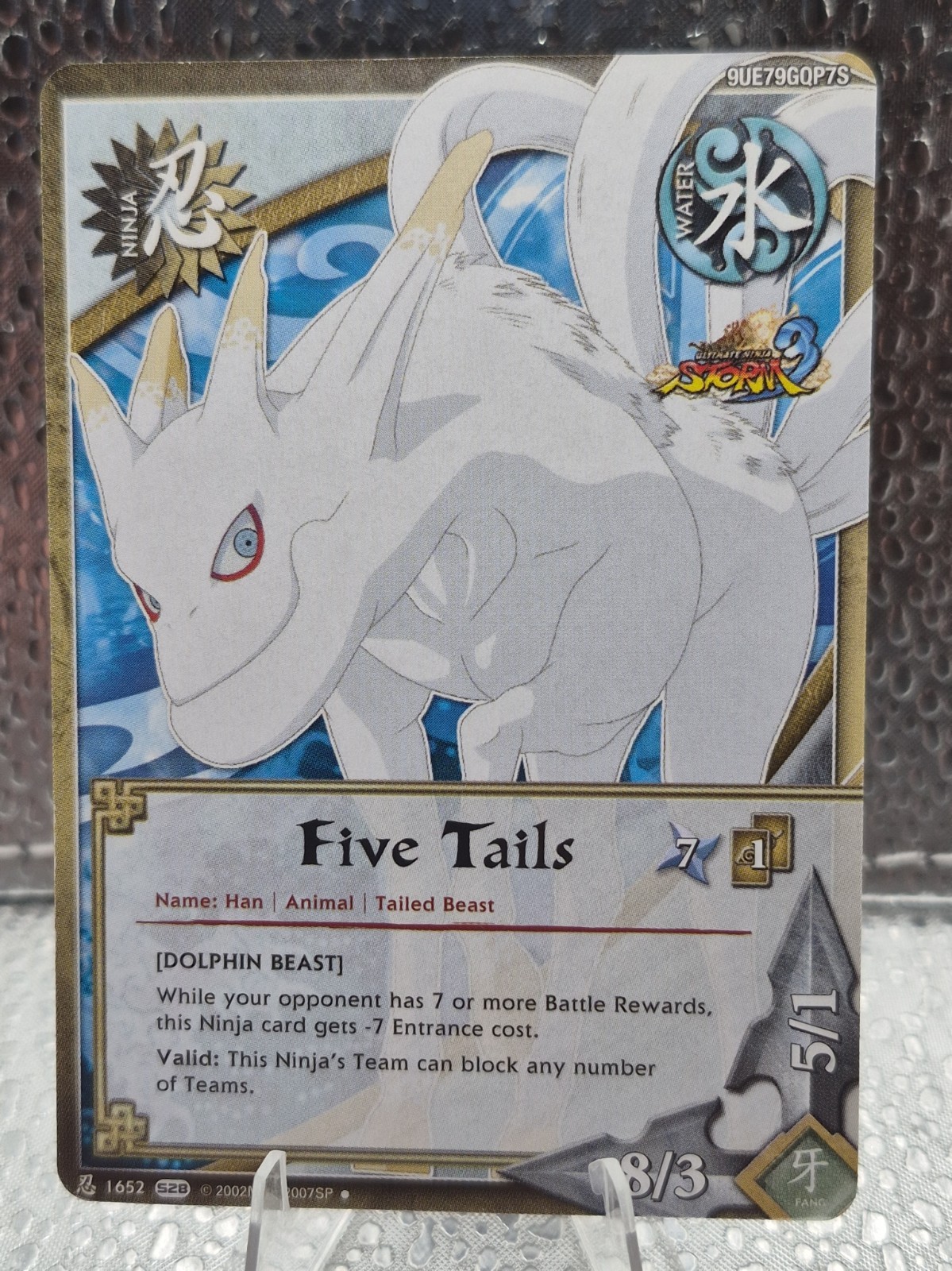 Naruto CCG/TCG - Five Tails - Dolphin Beast - Jinchuriki - Unlim