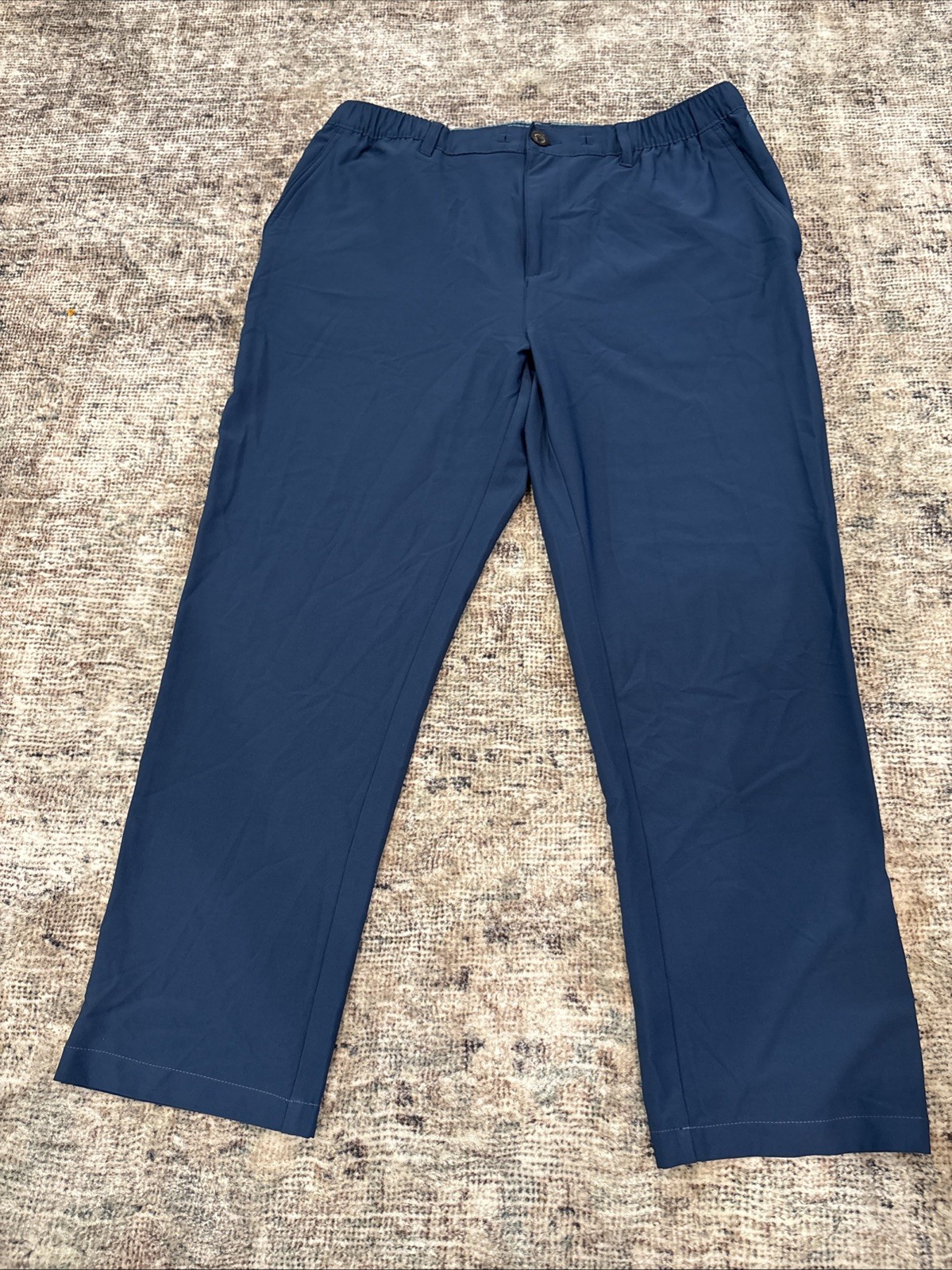 Chubbies Men\'s Everywear Pants XL Blue  Stretch  Elastic Waist