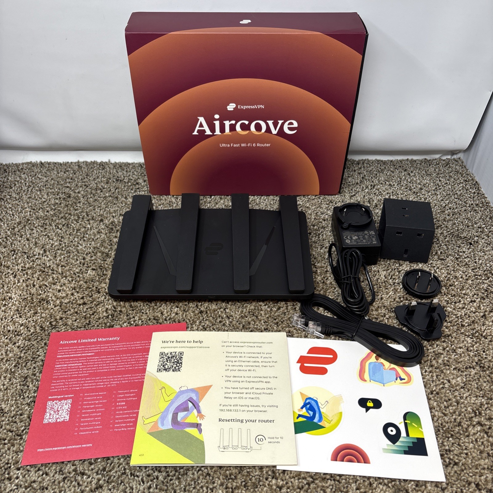 ExpressVPN Aircove Wi-Fi 6 VPN Router w/ Original Box ExpressVPN Aircove Wi-Fi 6 VPN Router w/ Original Box