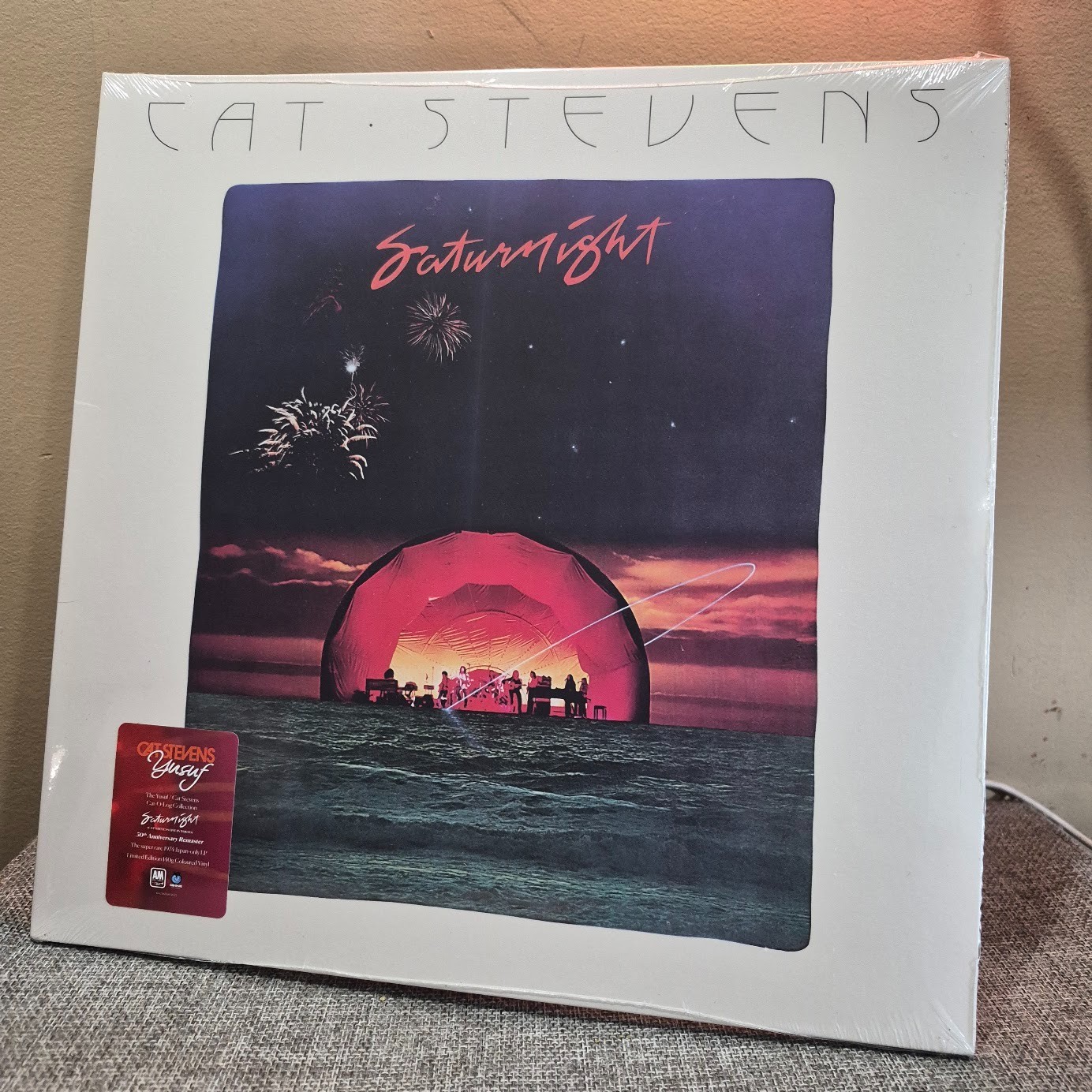 Cat Stevens - Saturnight (Live In Tokyo) -Lava Splatter Color Vinyl Record LP