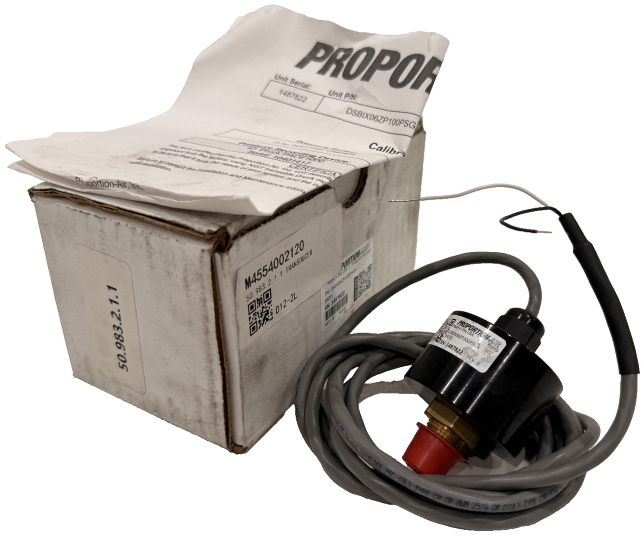 NEW PROPORTION-AIR DSBIX06ZP100PSGA PRESSURE TRANSDUCER