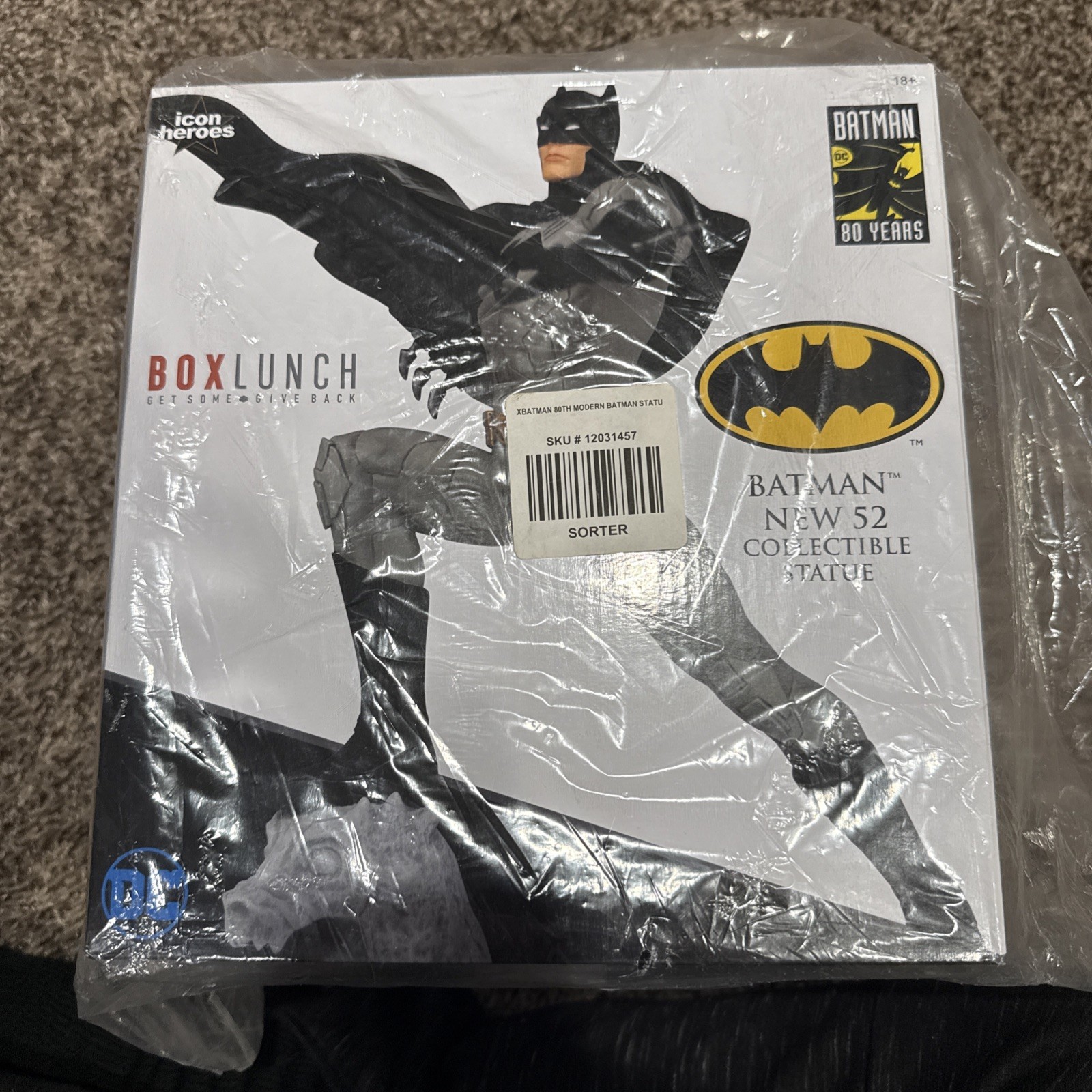 BoxLunch Icon Heroes Batman New 52 Resin Collectible Statue LE 402/500
