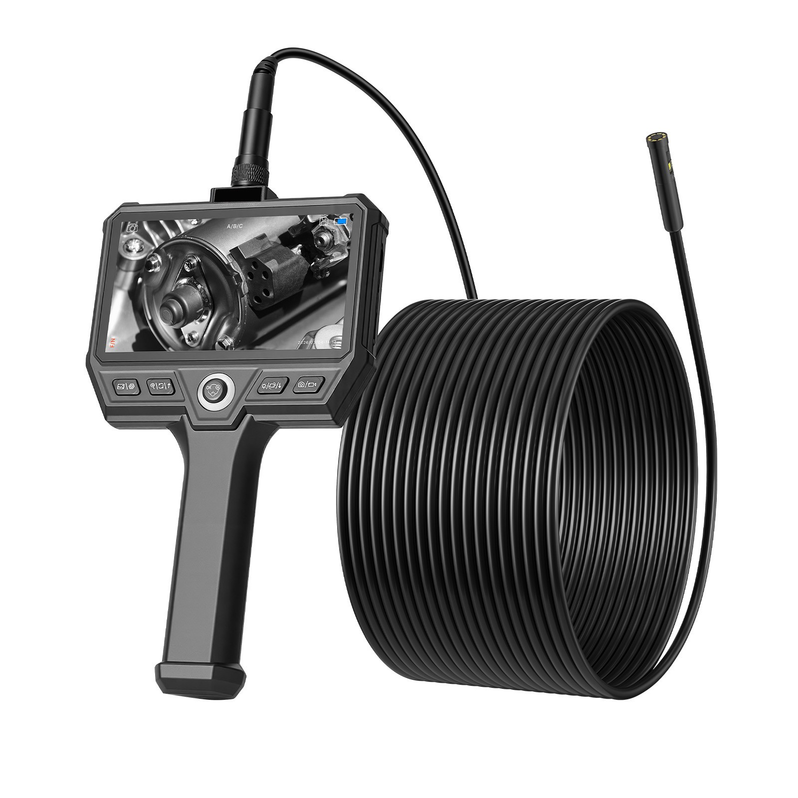 Uimoso Triple Lens Inspection Camera with 32.8FT Cable and 5