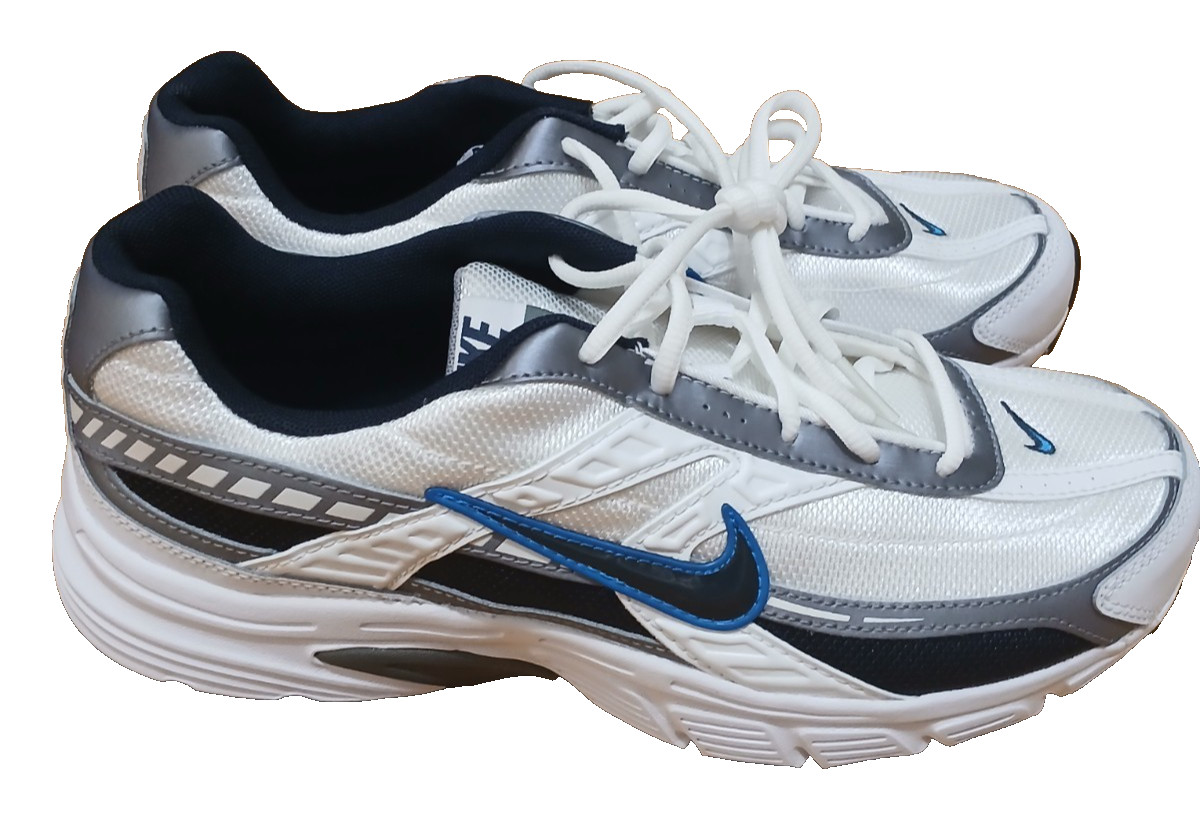 Nike Initiator \'Metallic Cool Grey\' Sneakers - 394055-101 men\'s size 9.5 Nike Initiator \'Metallic Cool Grey\' Sneakers - 394055-101 men\'s size 9.5