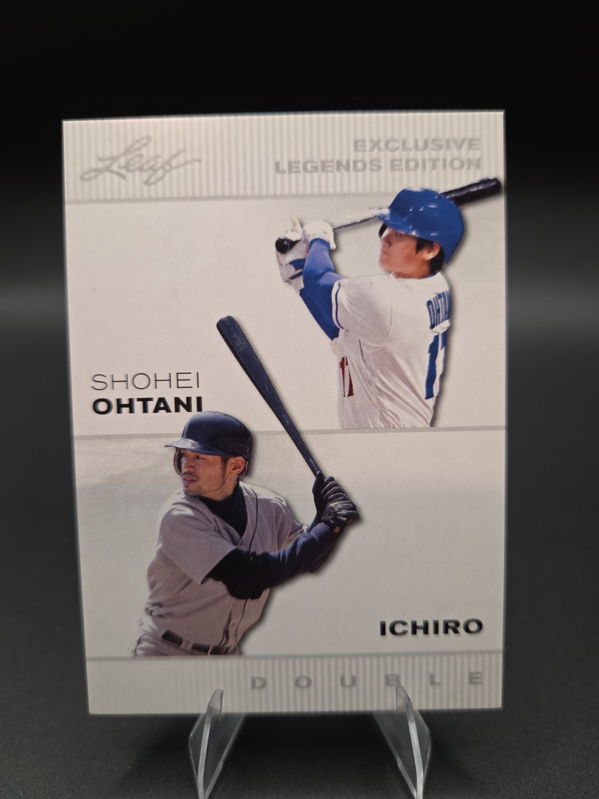 Shohei Ohtani Ichiro Suzuki 2023 Leaf Exclusive Legends LA Dodgers Mariners 