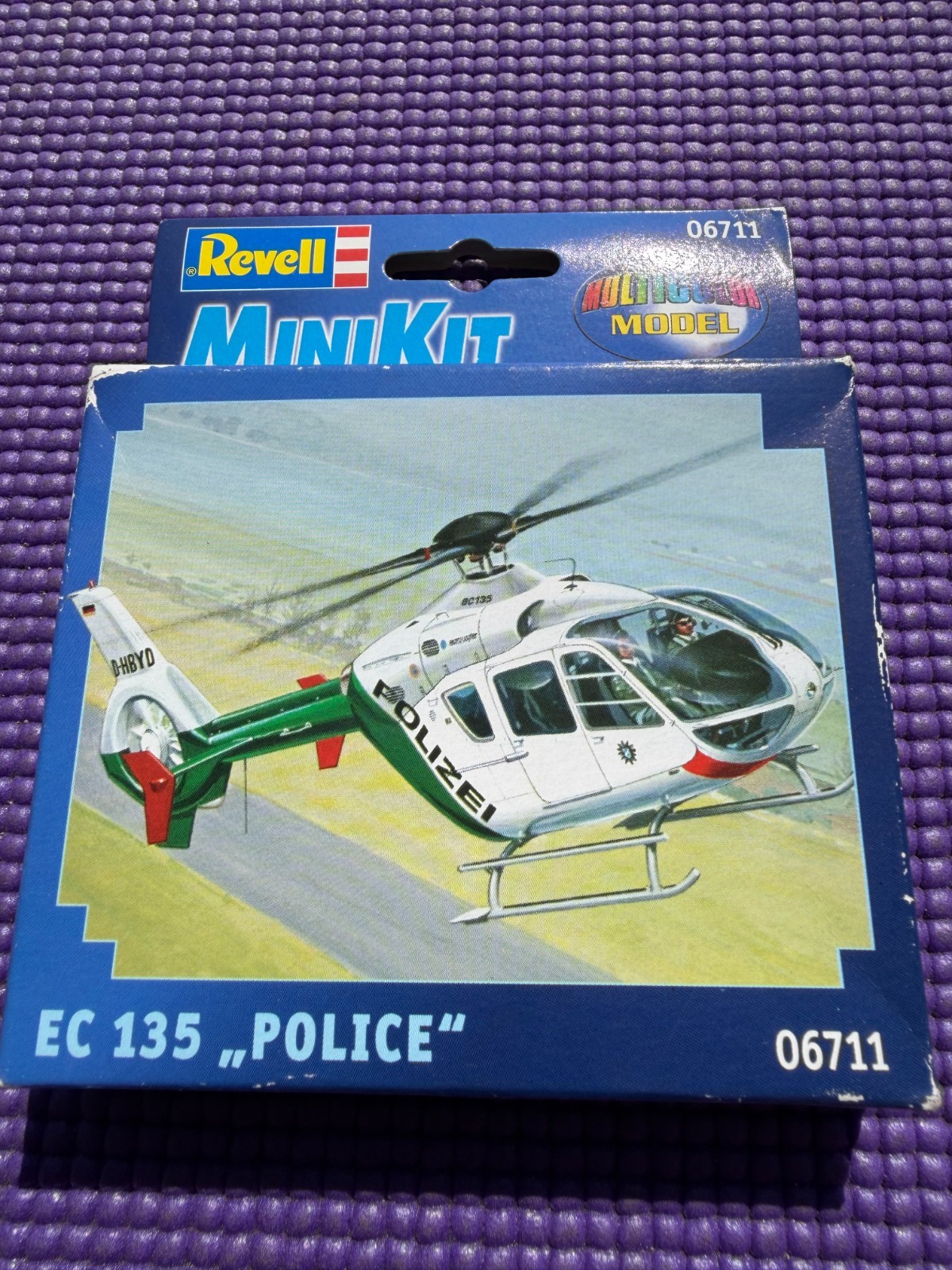 NOS Revell Mini Kits 70 Helicopter EC-135 Military Snap Kit Model COMPLETE