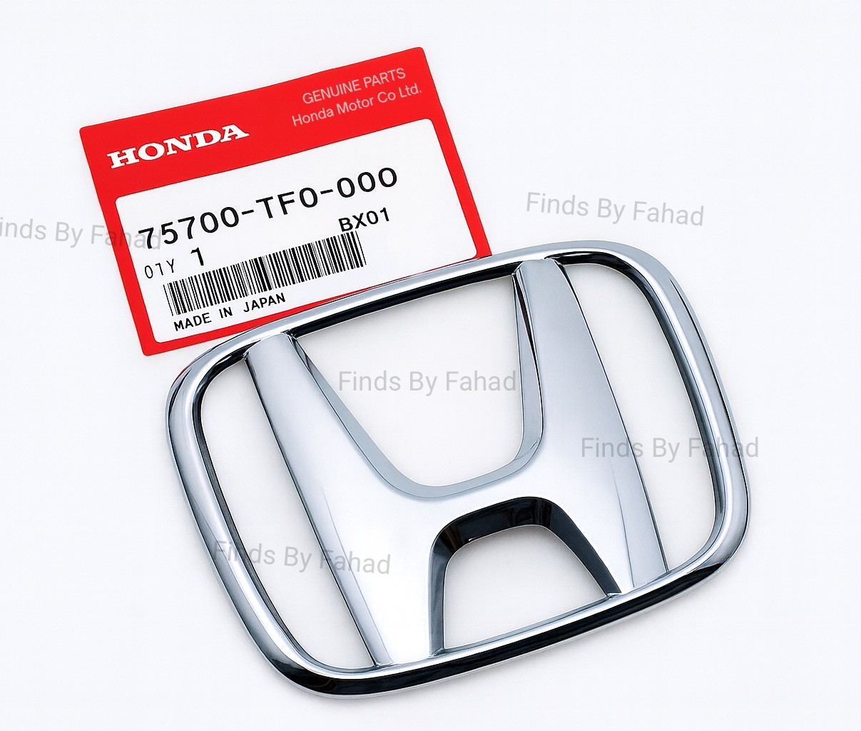 2009 - 2021 Honda Civic Sedan Front Grille Emblem Logo 75700-TF0-000 –OEM Chrome
