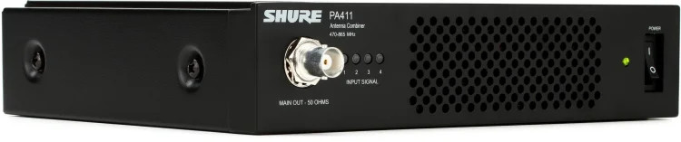 Shure PA411 Antenna Combiner for PSM 300 Series Wireless