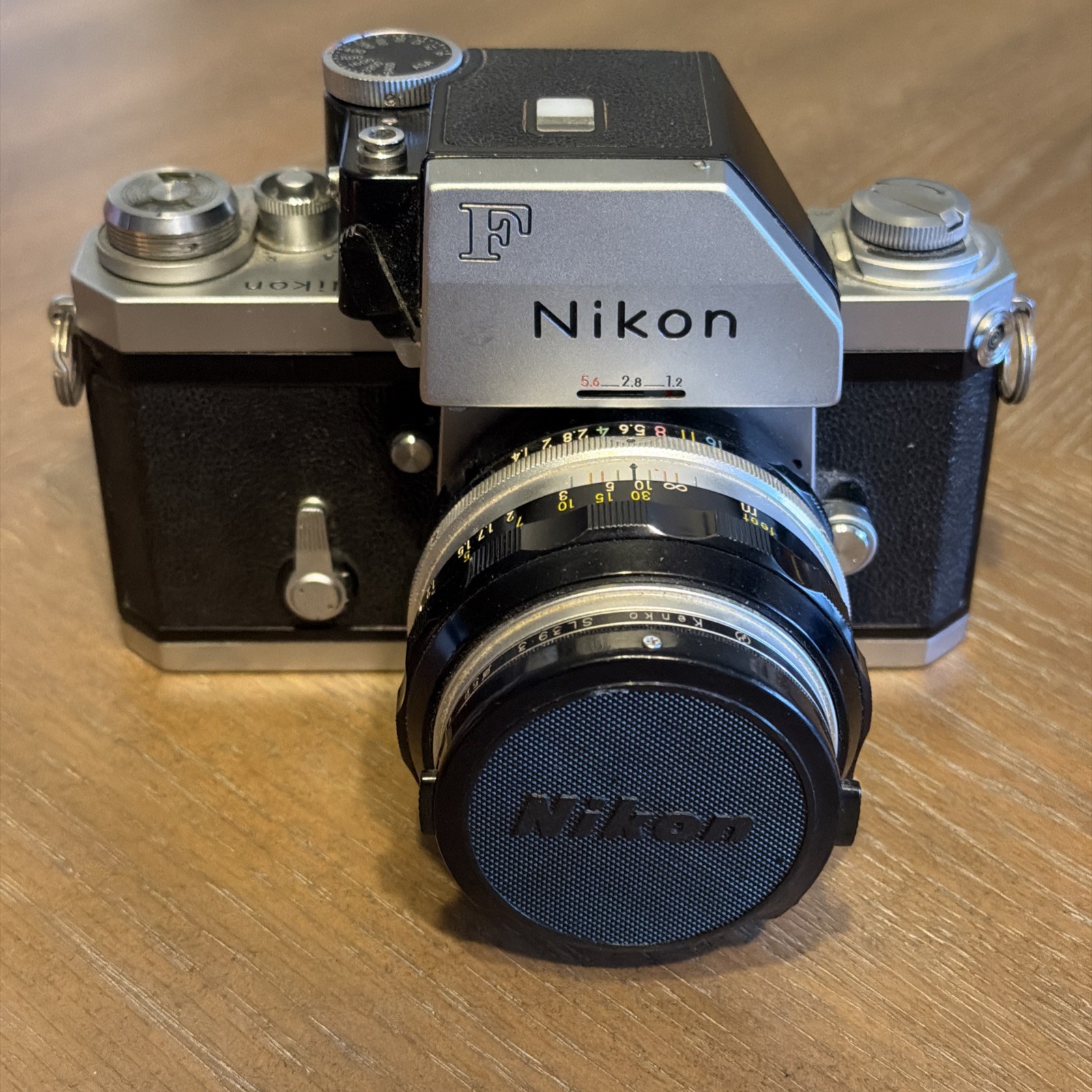 Vintage 1969 Nikon F Camera w/ Kenko SL39-3 52mm Lens