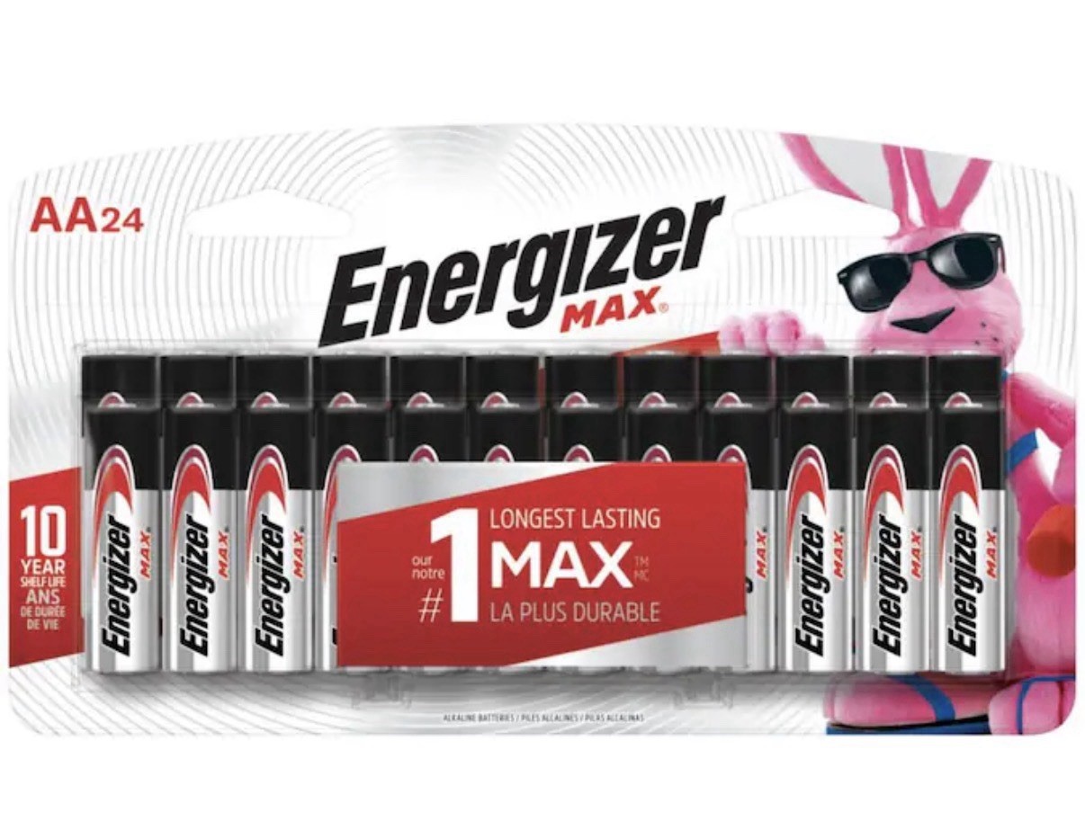 Energizer AA Batteries, MAX Double AA Battery Alkaline, 24 Count
