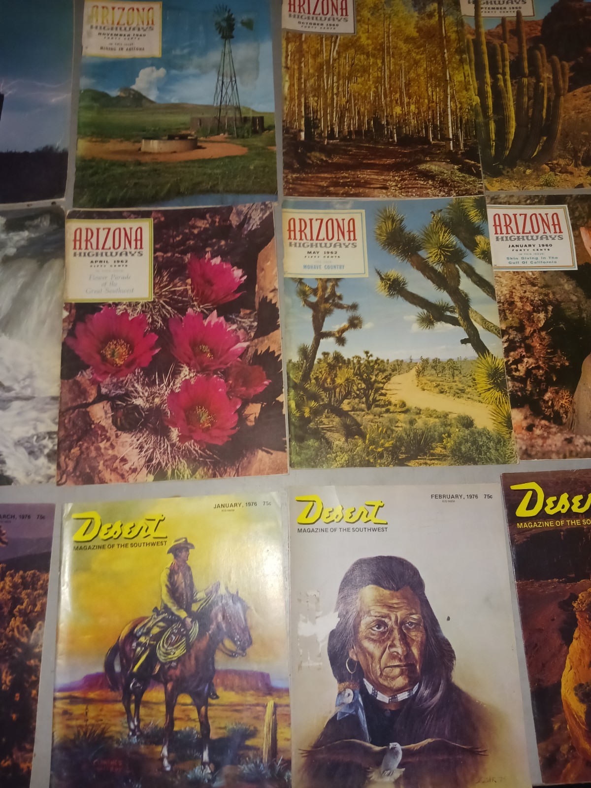 vintage 1960s arizona highways magazine lot, great condition. Scenic photography