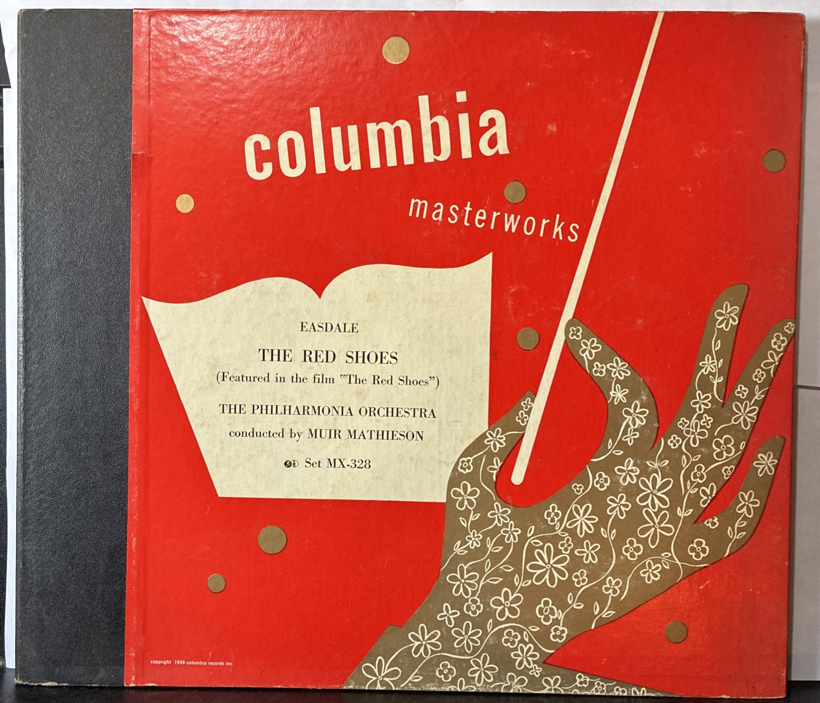 78 rpm Easdale THE RED SHOES Muir Mathieson COLUMBIA Set MX-328 (2x12