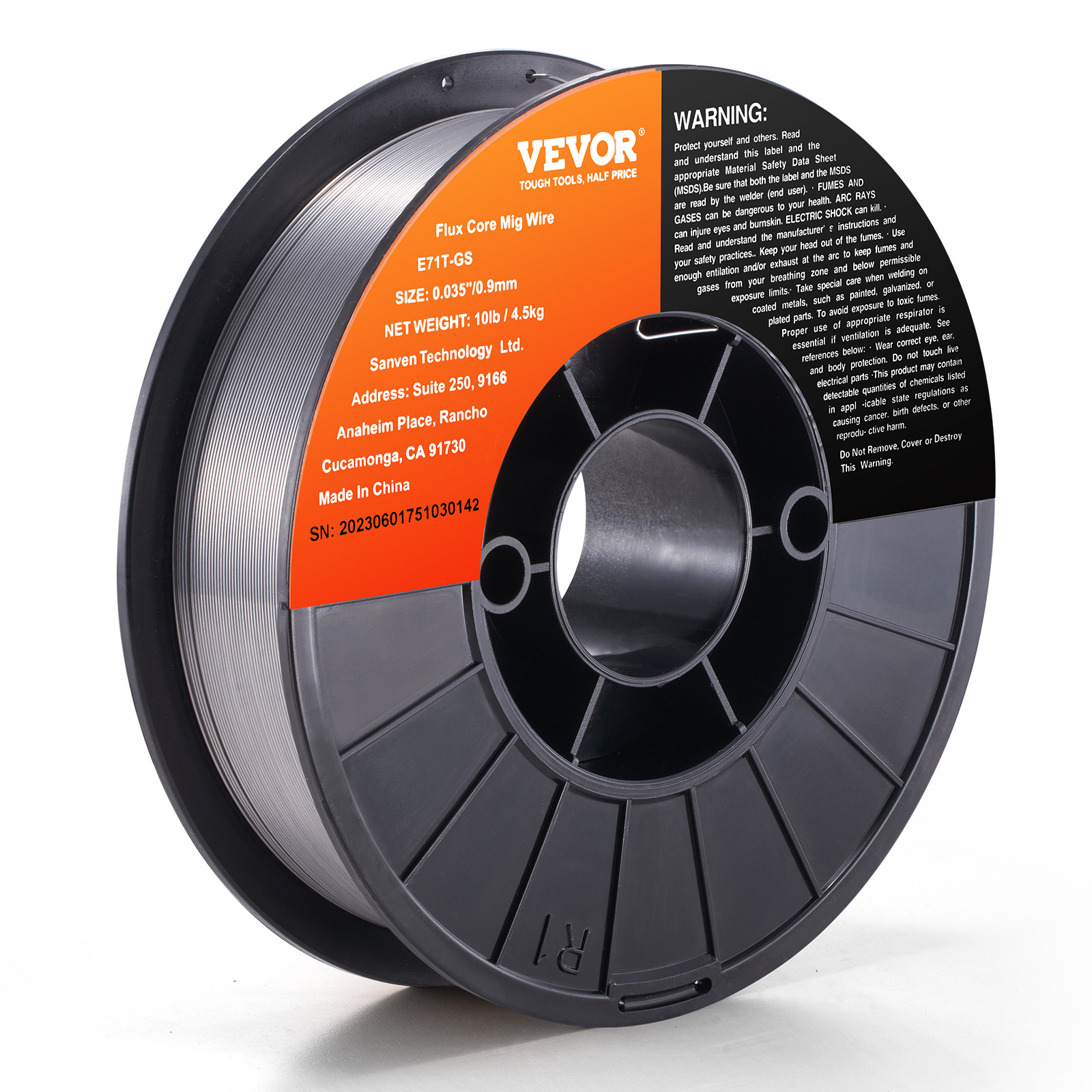 VEVOR Flux Core MIG Welding Wire E71T-GS 0.035\