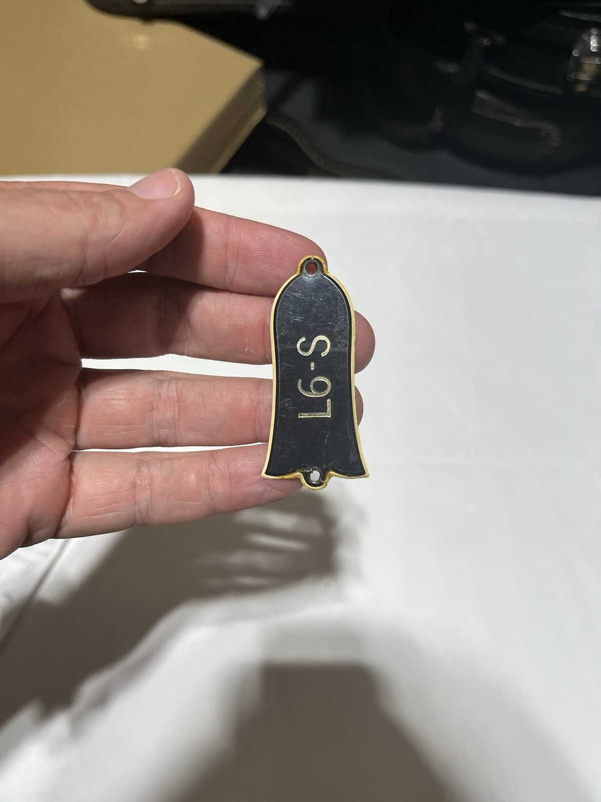 Vintage Late 1970’s Gibson L6-S Truss Rod Cover Plate