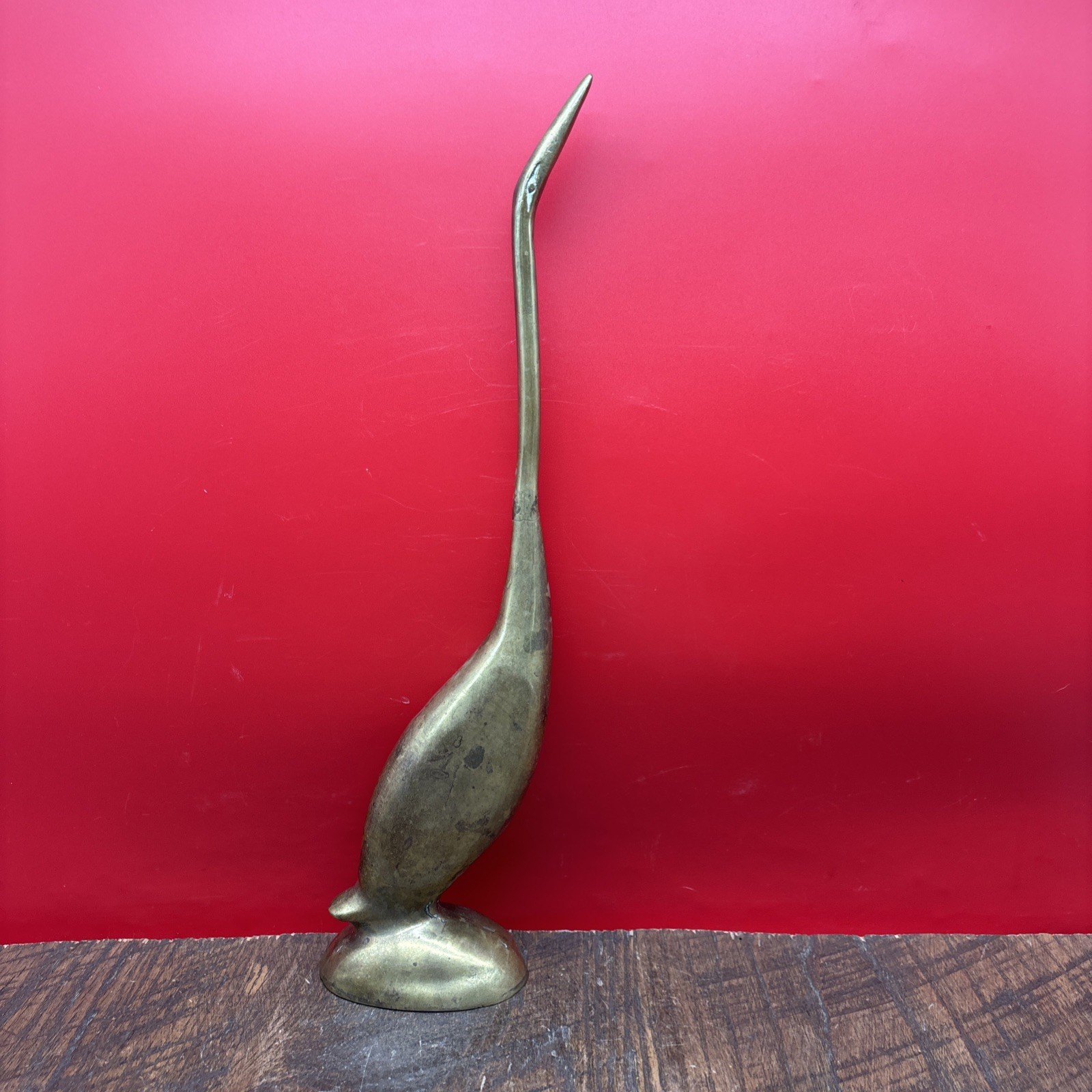 Vintage Mid 20th Century Modernist Brass Bird 14\ Vintage Mid 20th Century Modernist Brass Bird 14\