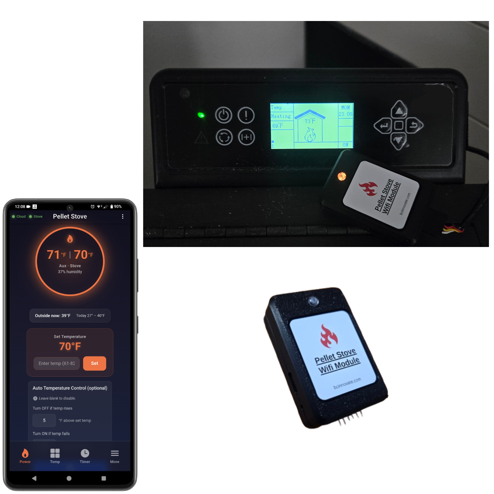 Wi-Fi Module for Comfortbilt and Castle Serenity Stoves