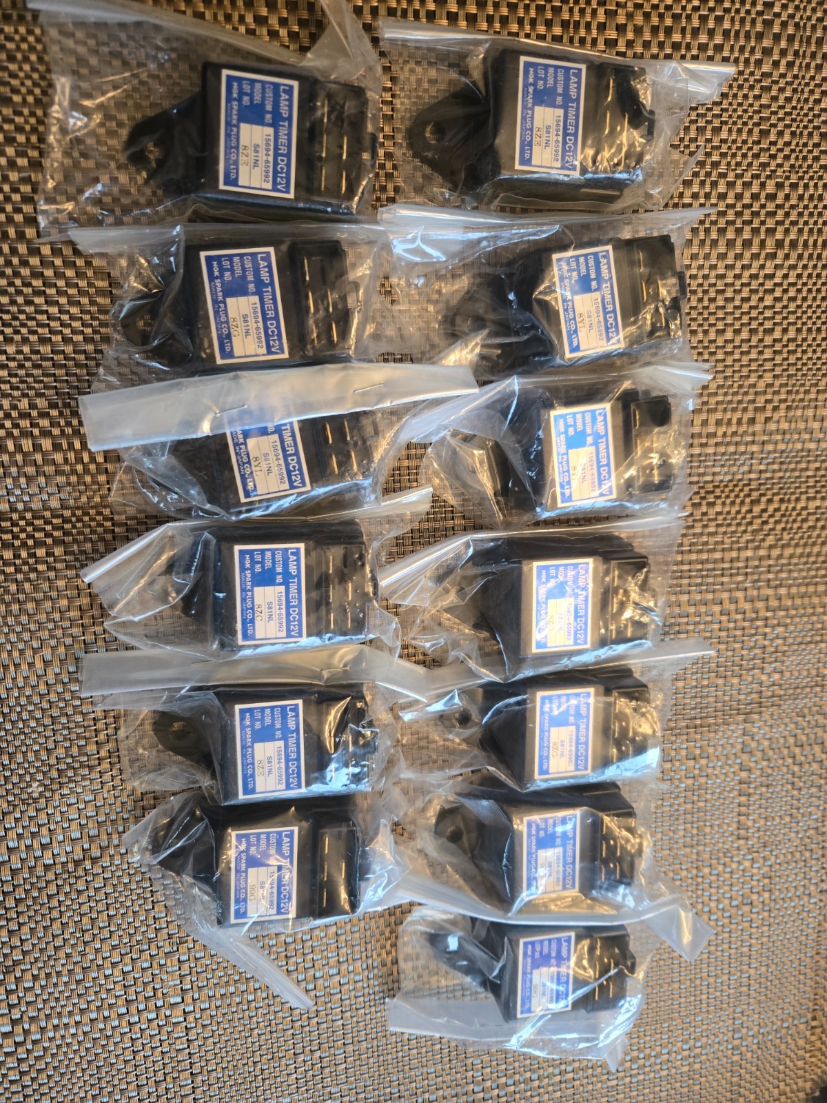 (13-pack) NGK S81NL Lamp Timer DC12V Glow Plug Relay Kubota 15694-65992 Japan