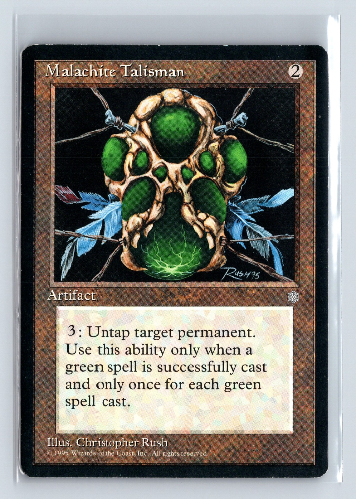 MALACHITE TALISMAN (4x) Playset – Ice Age – Uncommon MTG Magic the Gathering