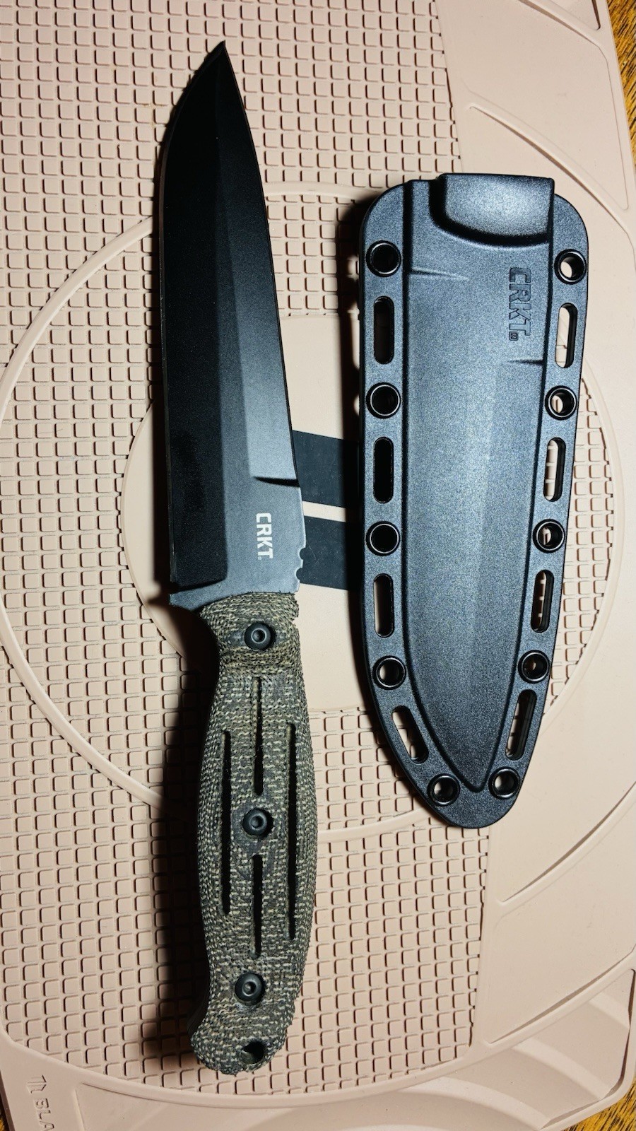 CRKT OC3 Combat Dual Edged Cascio Fixed Blade Discontinued