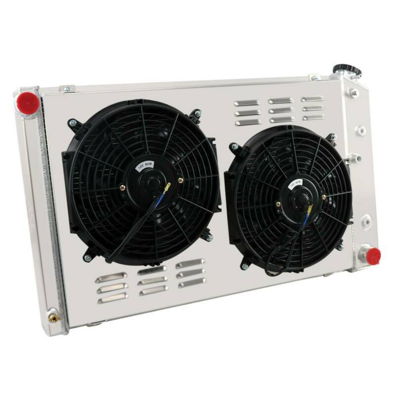 Aluminum Radiator+Shroud Fan Fit 1970-1979 Chevy Chevelle Monte Carlo El Camino